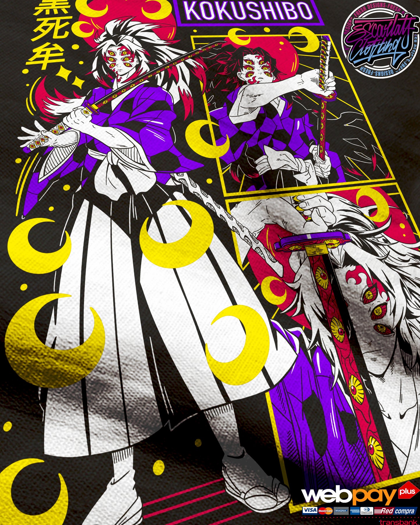 POLERA KOKUSHIBO 1 - KIMETSU NO YAIBA