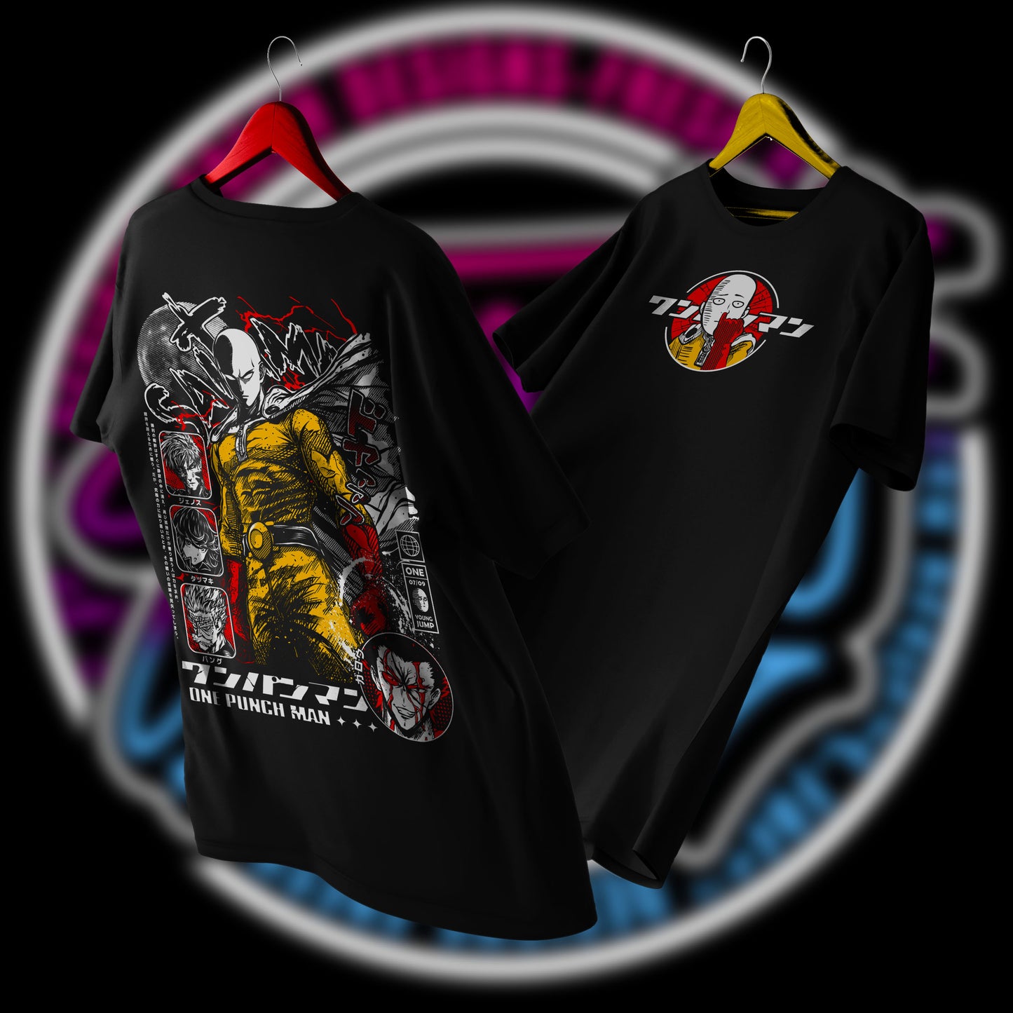 POLERA SAITAMA - ONE PUNCH MAN
