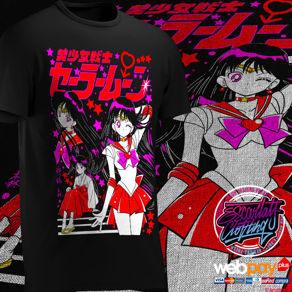 POLERA SAILOR MARS - SAILORMOON