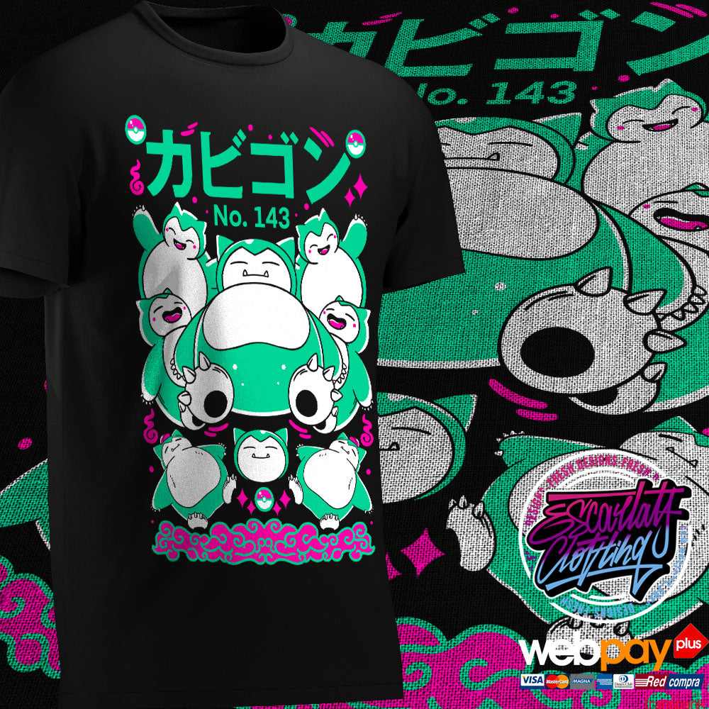 POLERA SNORLAX - POKEMON