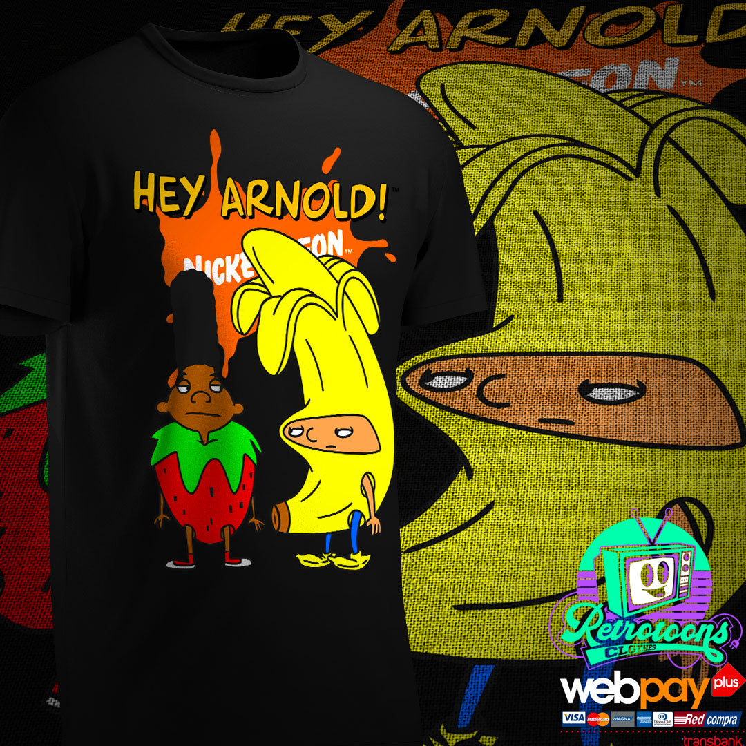 POLERA HEY ARNOLD DISFRAZ - RETROTOONS