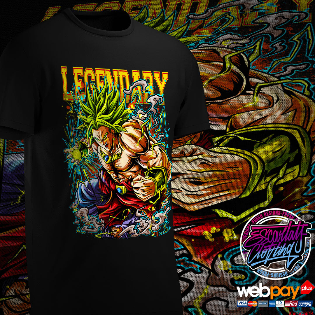 POLERA BROLY LEGENDARY - DRAGONBALL Z