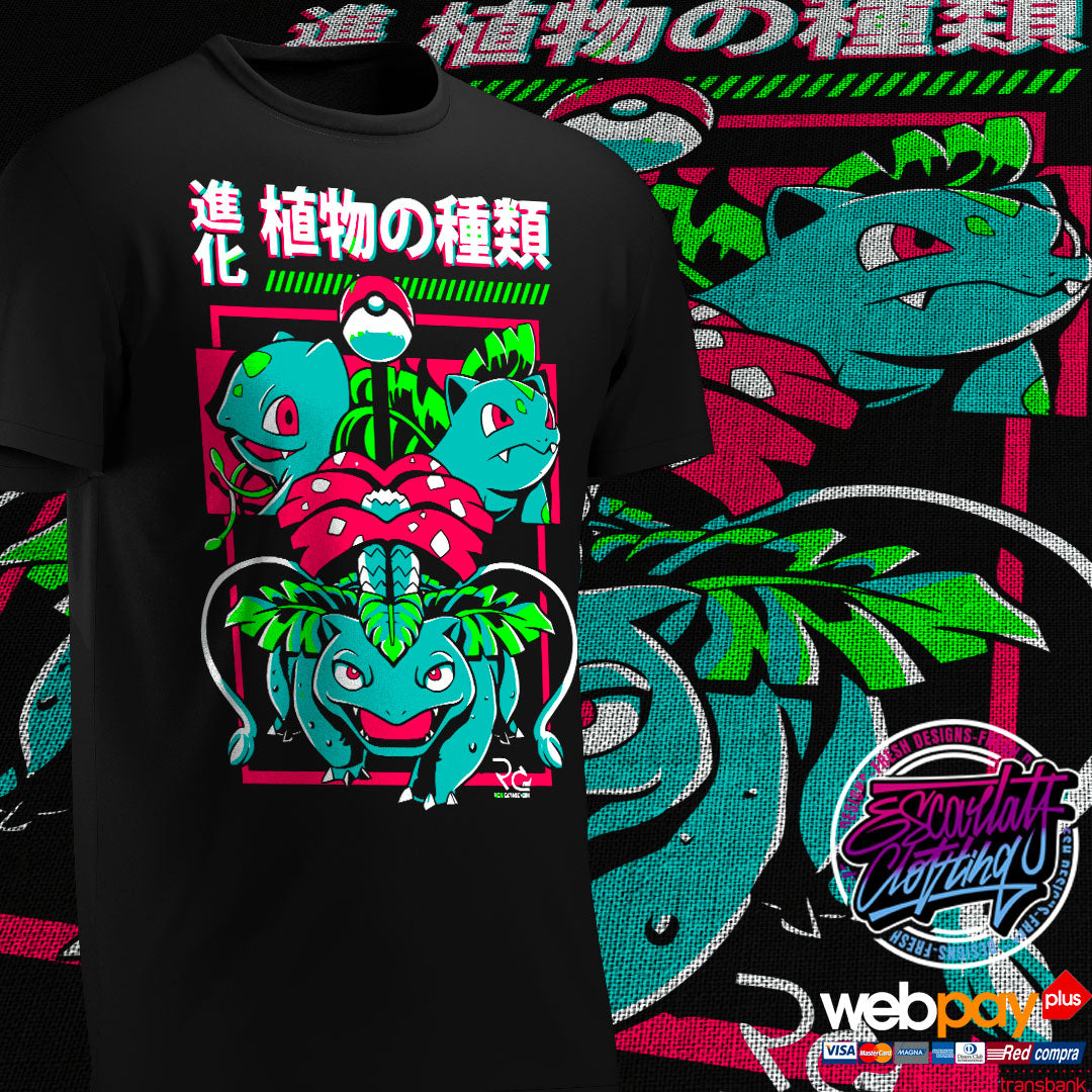 POLERA BULBASOUR LINEA EVO - POKEMON