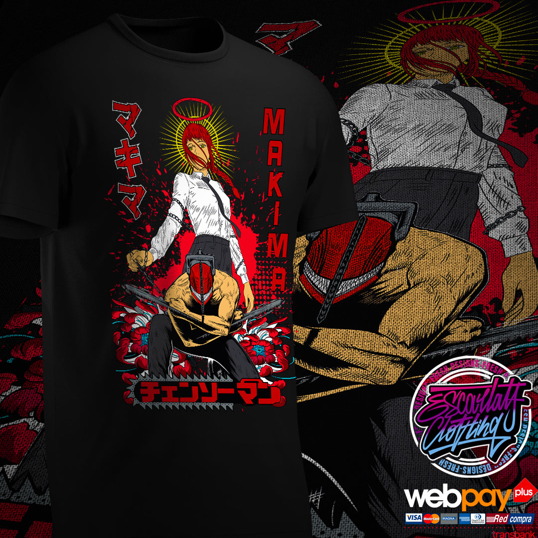 POLERA DENJI Y MAKIMA COLOR 2 - CHAINSAWMAN