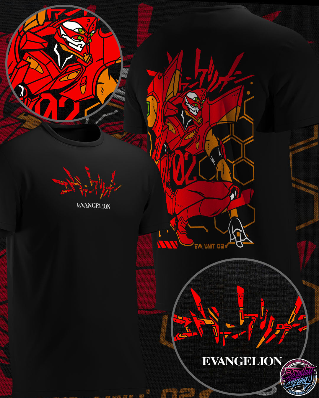 POLERA EVA02 - EVANGELION