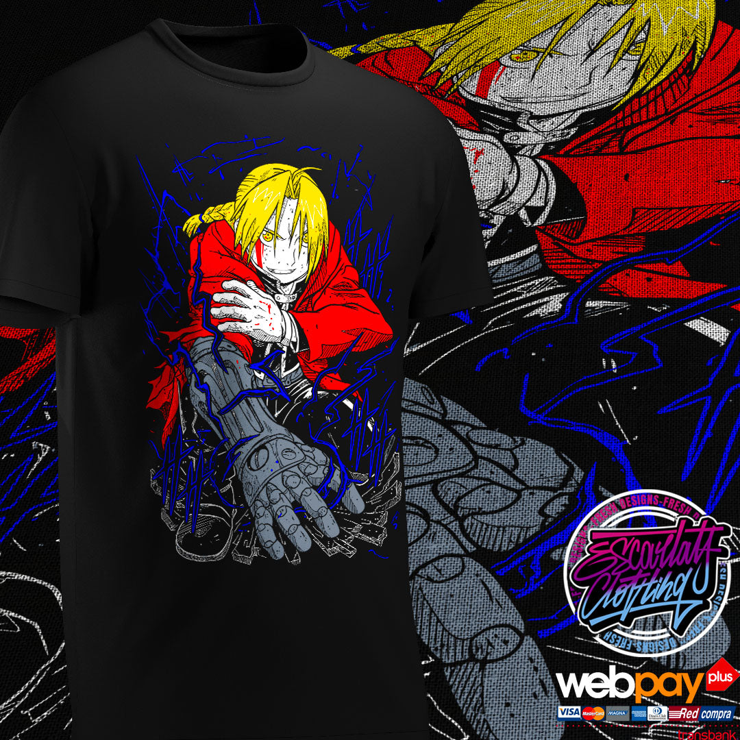 POLERA EDWARD ELRICK - FULLMETAL ALCHEMIST