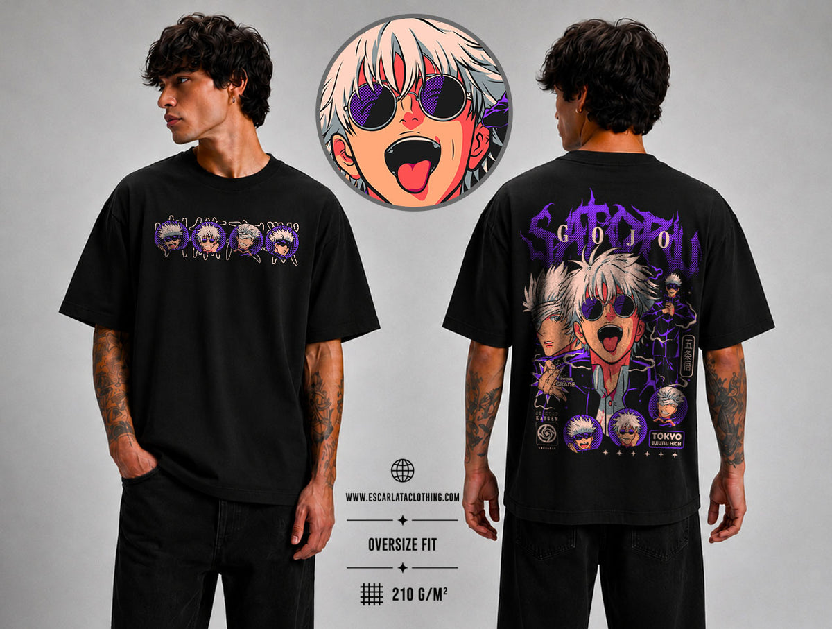 OVERSIZE POLERA - SATORU GOJO - JUJUTSU KAISEN