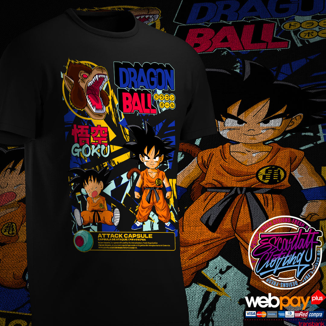 POLERA GOKU YOUNG - DRAGONBALL