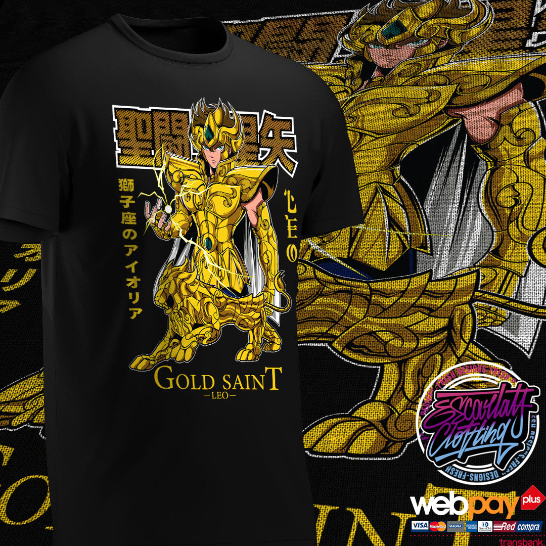POLERA AIORIA DE LEO COLOR - CABALLEROS DEL ZODIACO