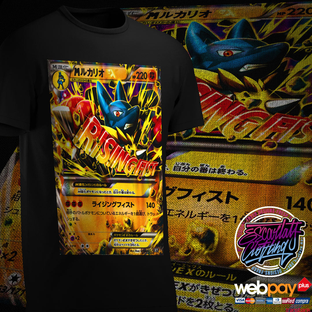 POLERA MEGA LUCARIO TCG