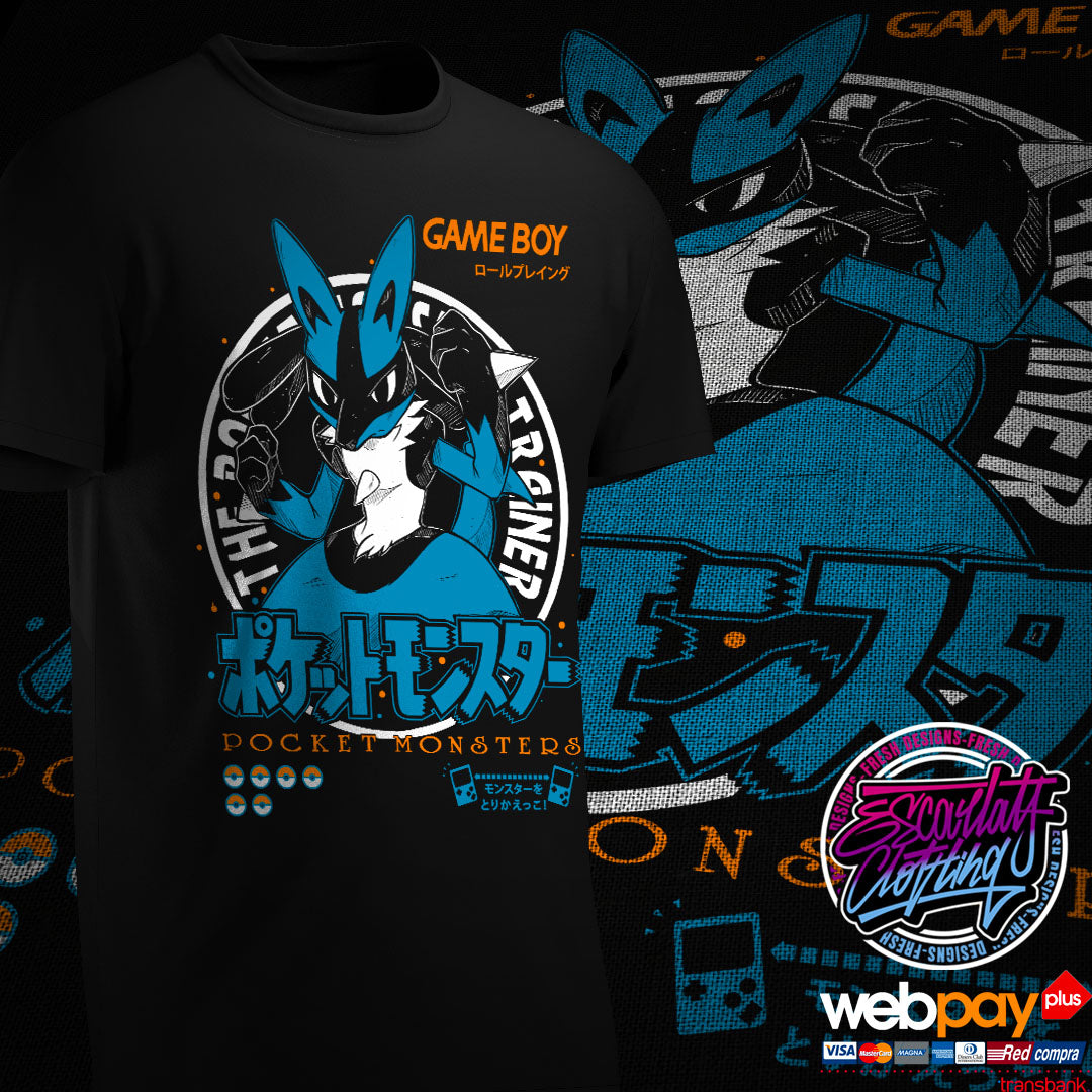 POLERA LUCARIO - POKEMON
