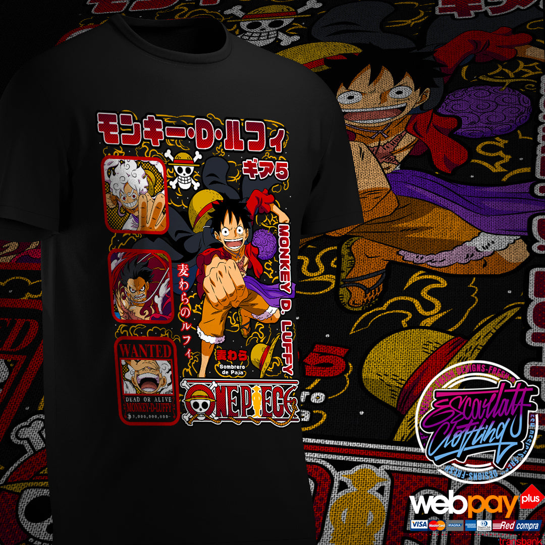 POLERA LUFFY FULLCOLOR - ONE PIECE