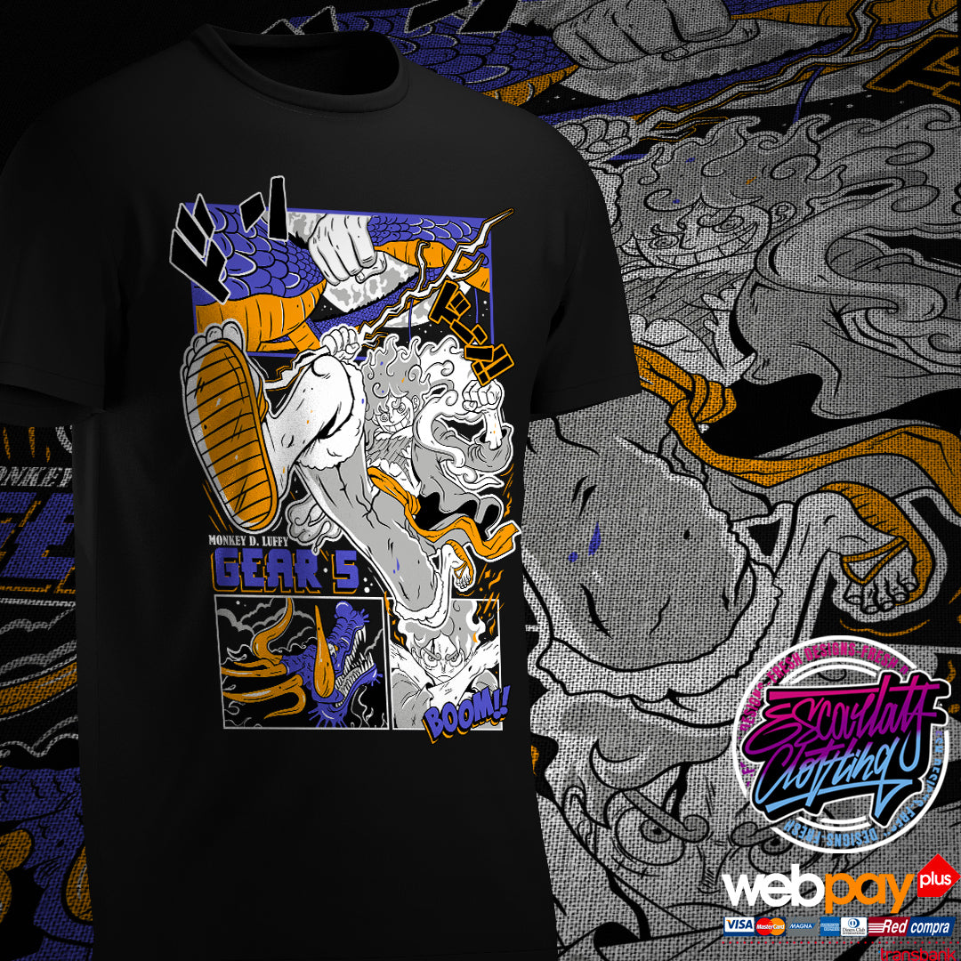 POLERA LUFFY GEAR 5 MANGA - ONE PIECE