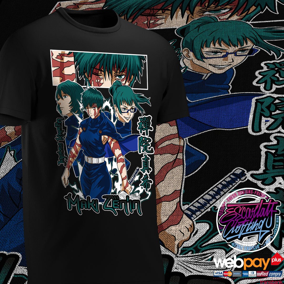 POLERA MAKI ZENIN COLOR - JUJUTSU KAISEN