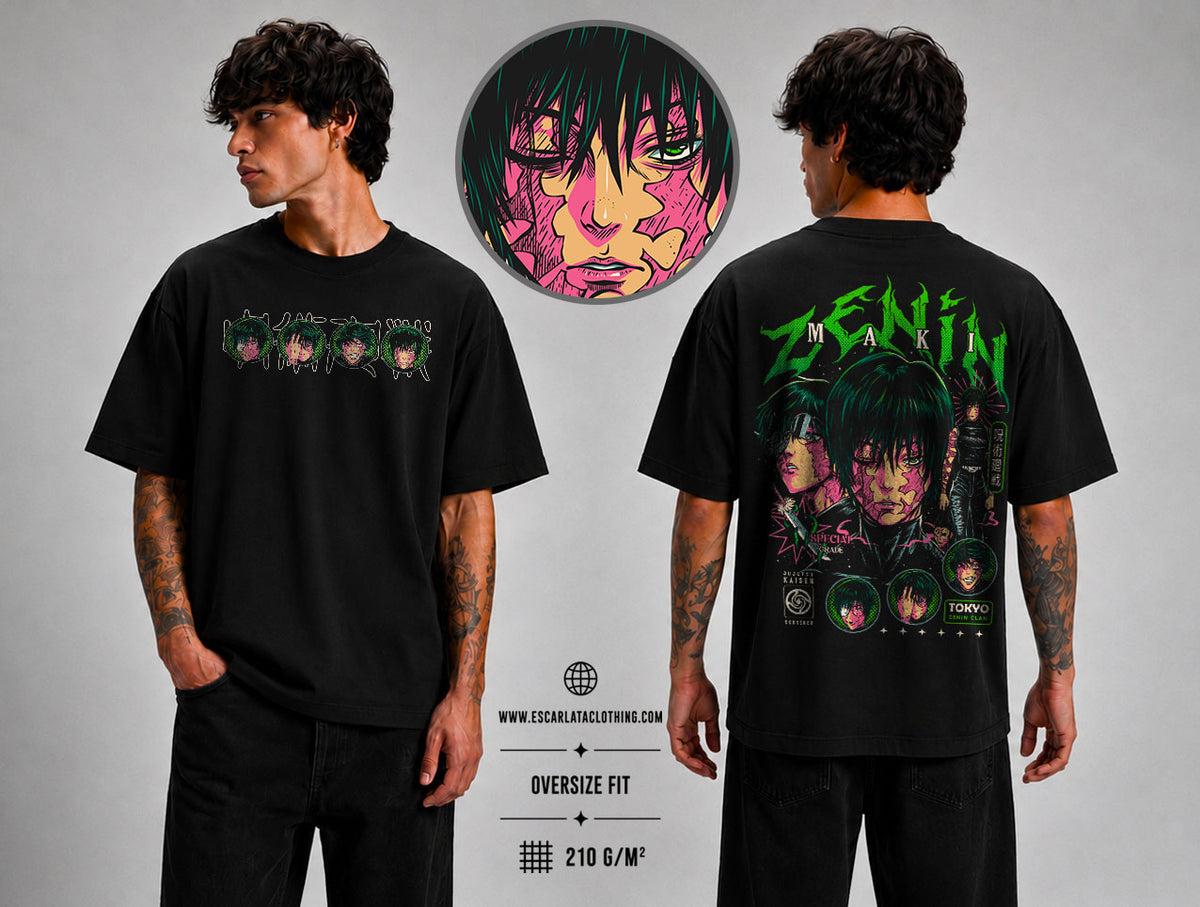 OVERSIZE POLERA - MAKI ZENIN DROP 2026 - JUJUTSU KAISEN