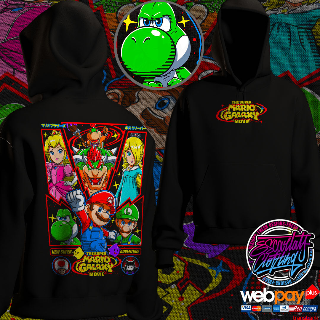 HOODIE SUPER MARIO GALAXY LA PELICULA - GAMES