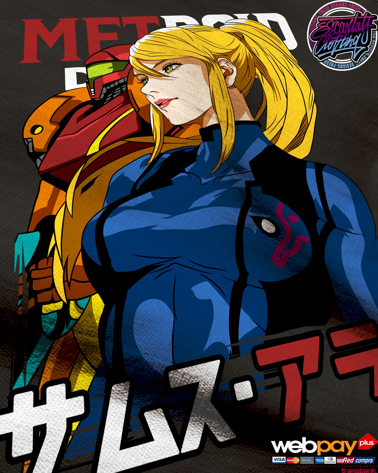 POLERA METROID - GAME