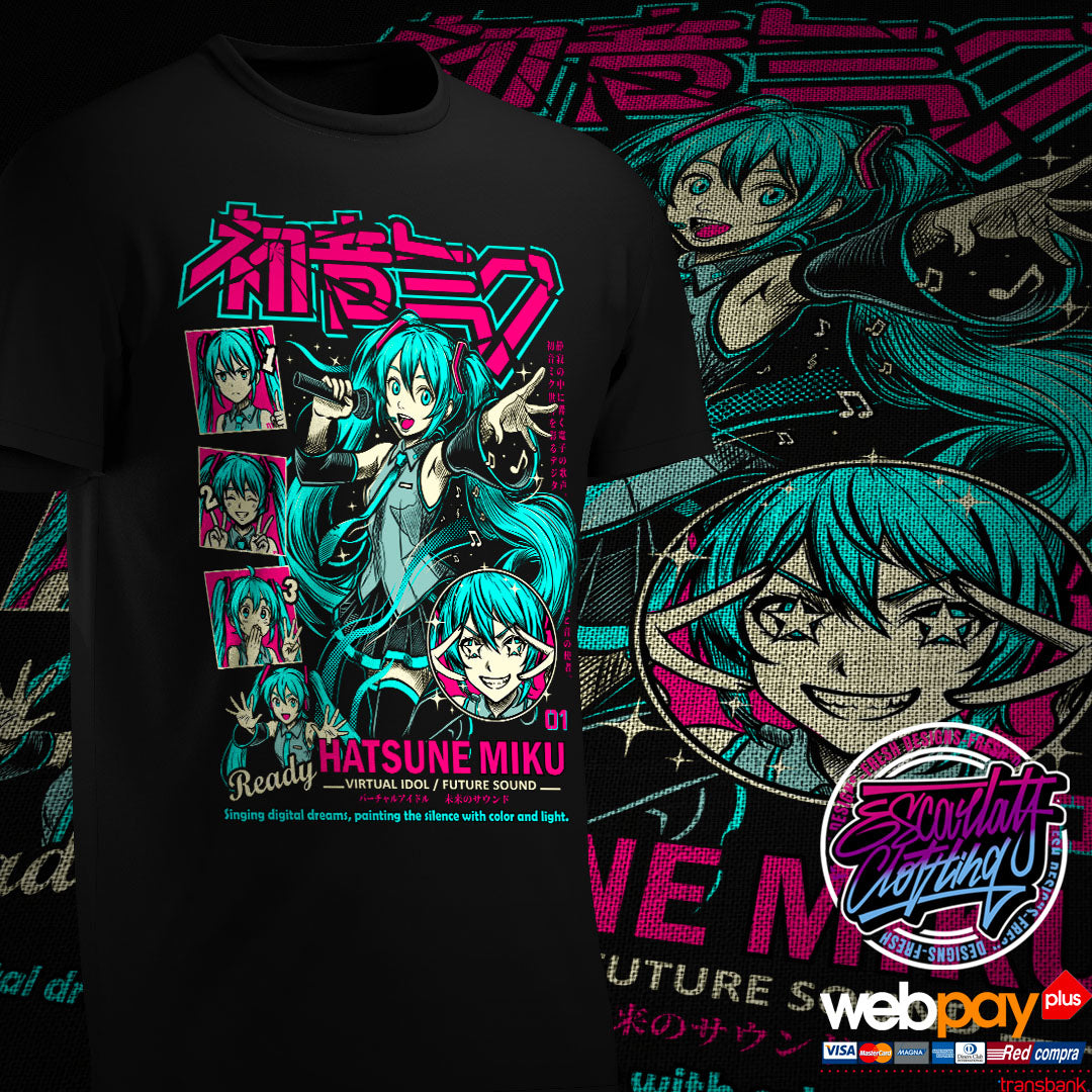 POLERA HATSUNE MIKU