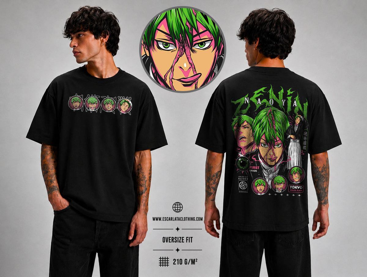 OVERSIZE POLERA - NAOYA ZENIN DROP 2026 - JUJUTSU KAISEN