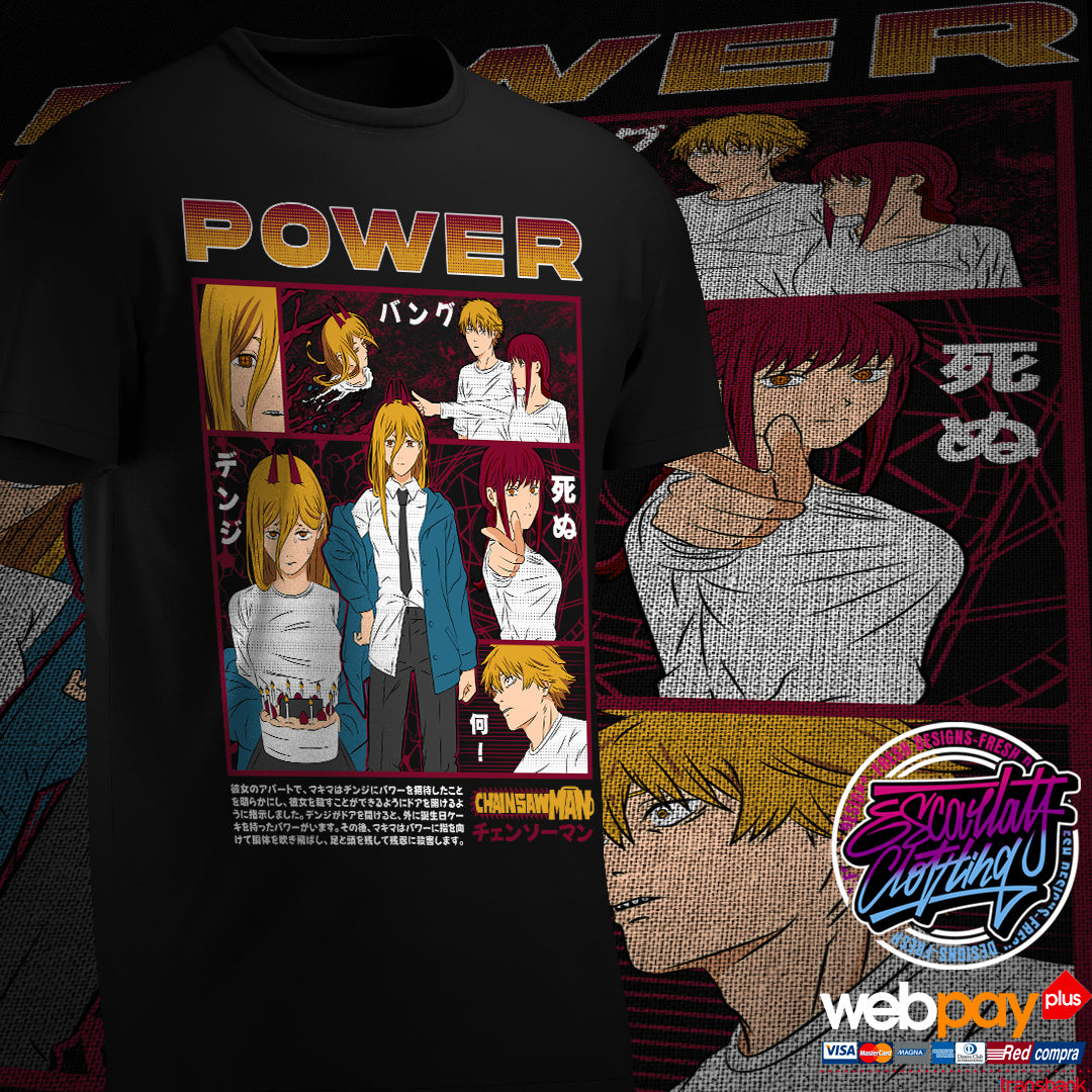 POLERA POWER COLOR 2 - CHAINSAWMAN