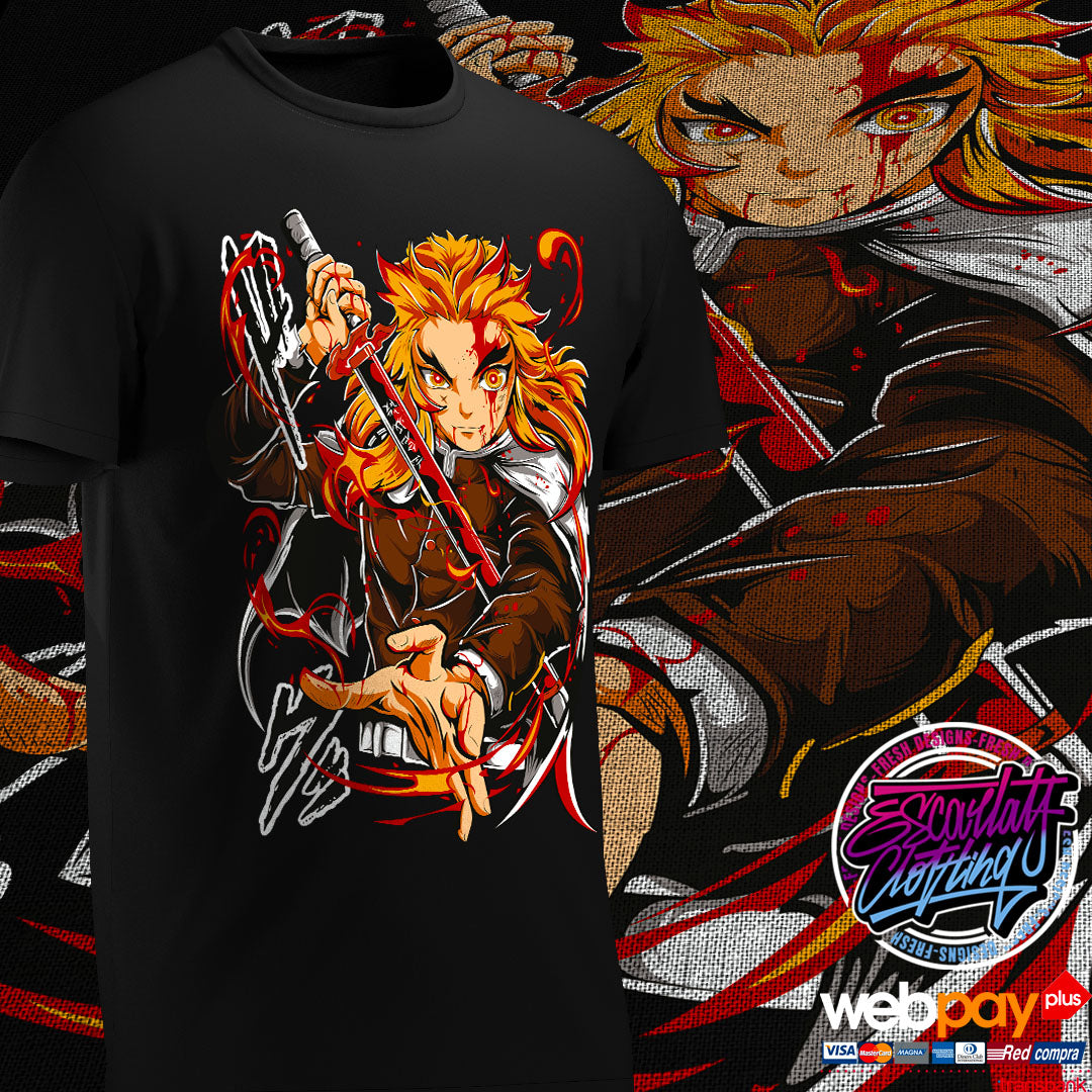POLERA RENGOKU FULLCOLOR - KIMETSU NO YAIBA