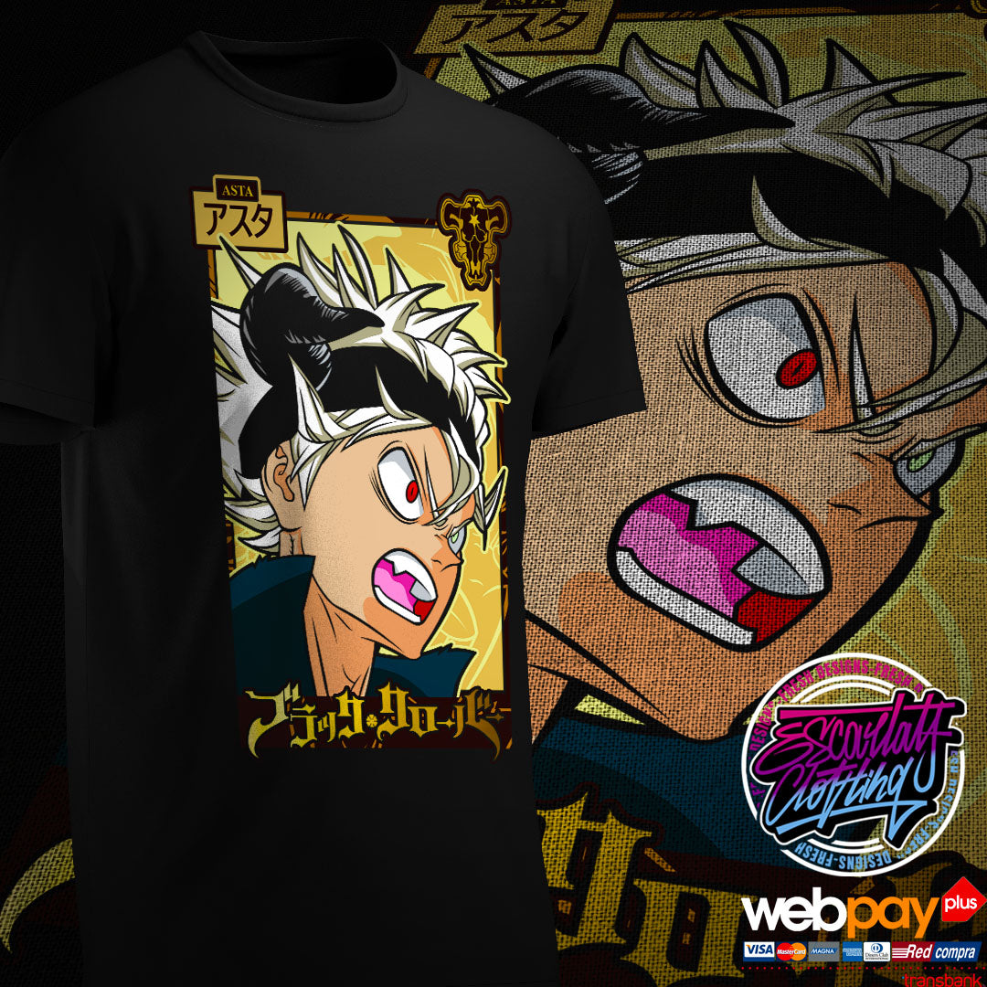 POLERA ASTA - BLACKCLOVER