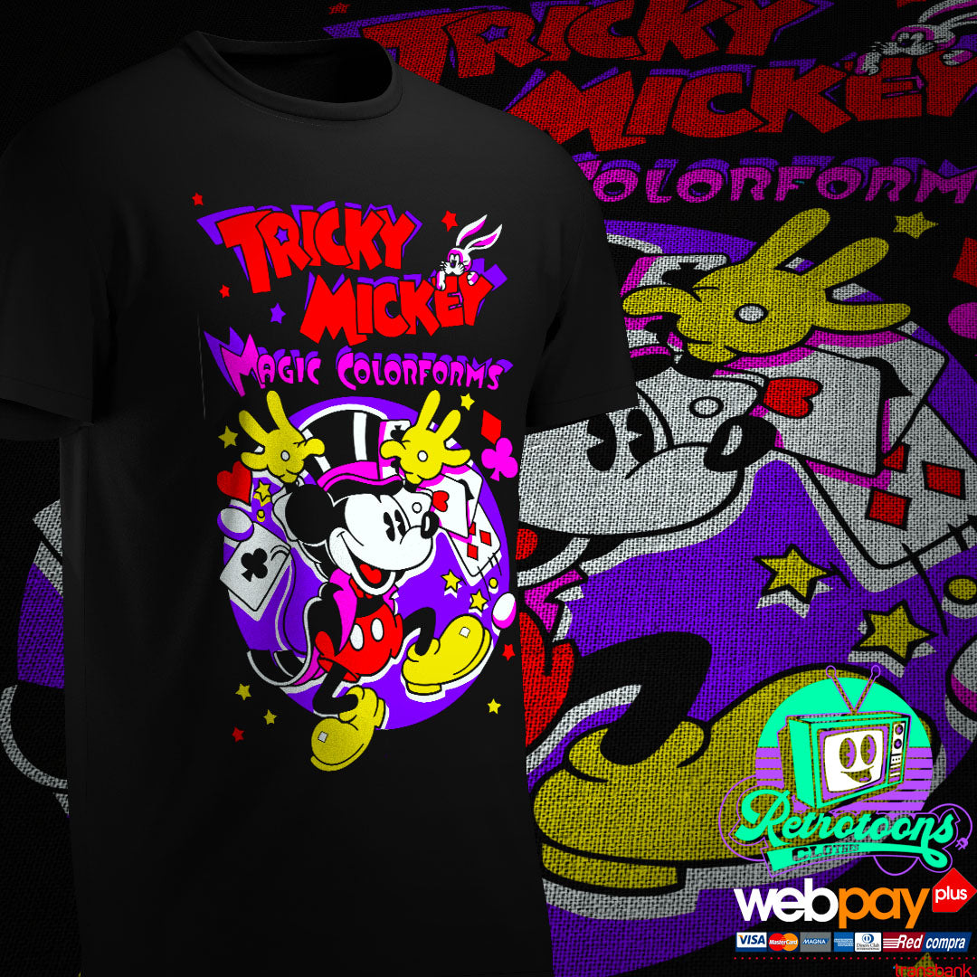 POLERA MICKEY MOUSE MAGO - RETROTOONS