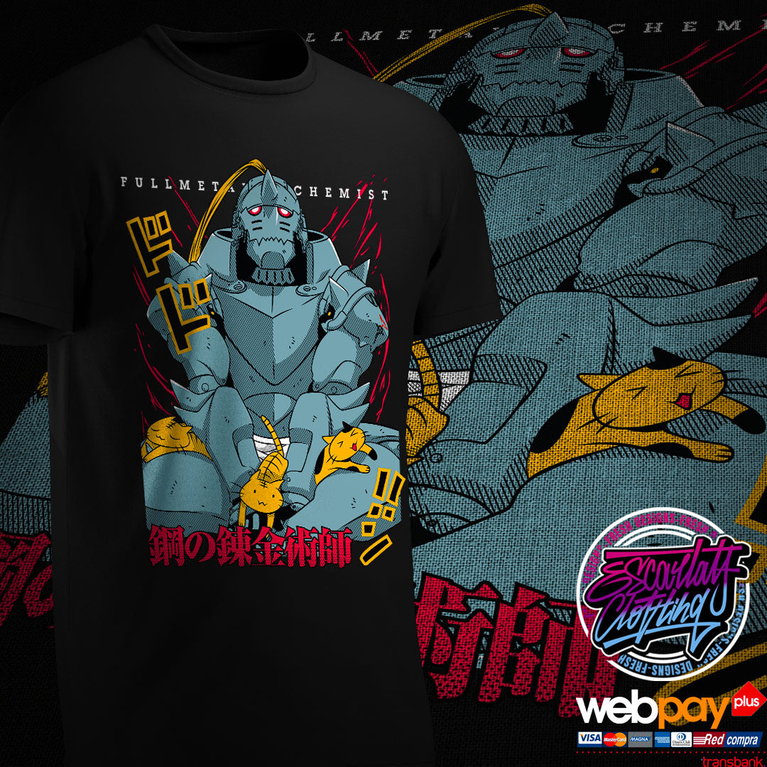POLERA ALPHONSE ELRICK - FULLMETAL ALCHEMIST