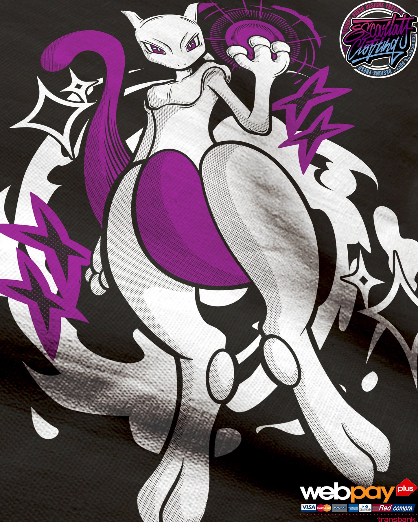 POLERA MEWTWO 2 - POKEMON