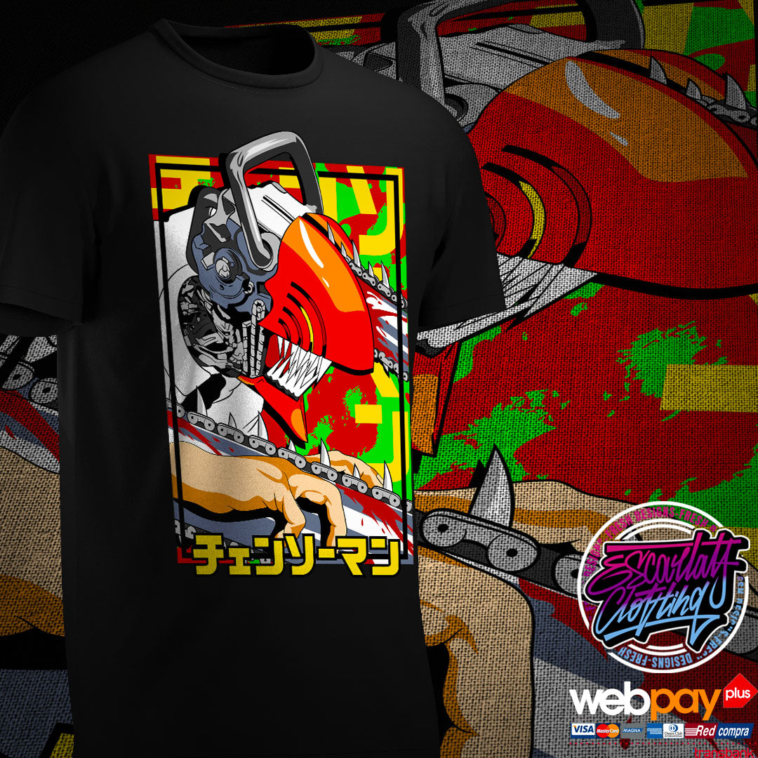 POLERA CHAINSAWMAN FULLCOLOR - CHAINSAWMAN