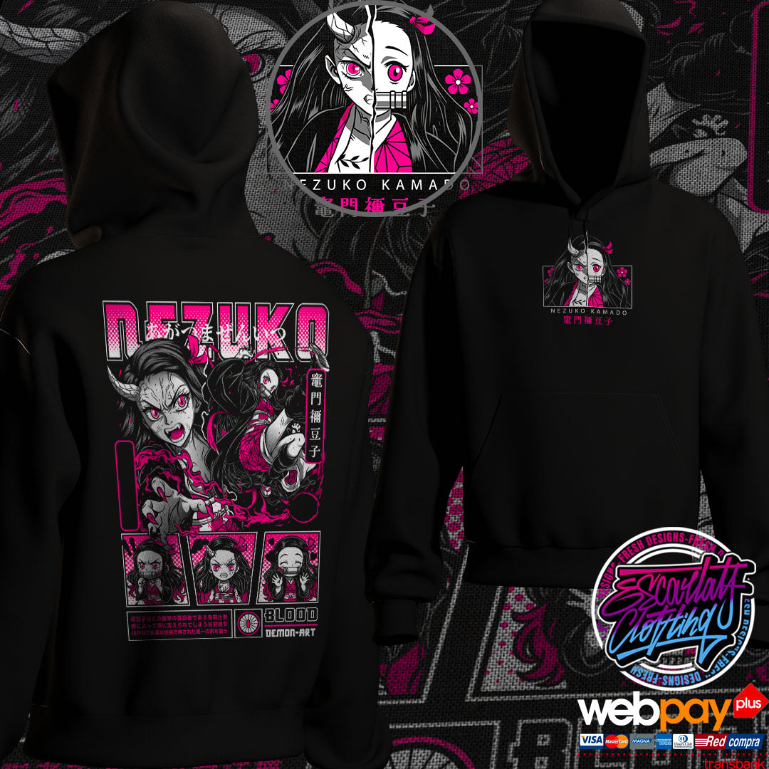 HOODIE NEZUKO - KIMETSU NO YAIBA COLECCION 2025