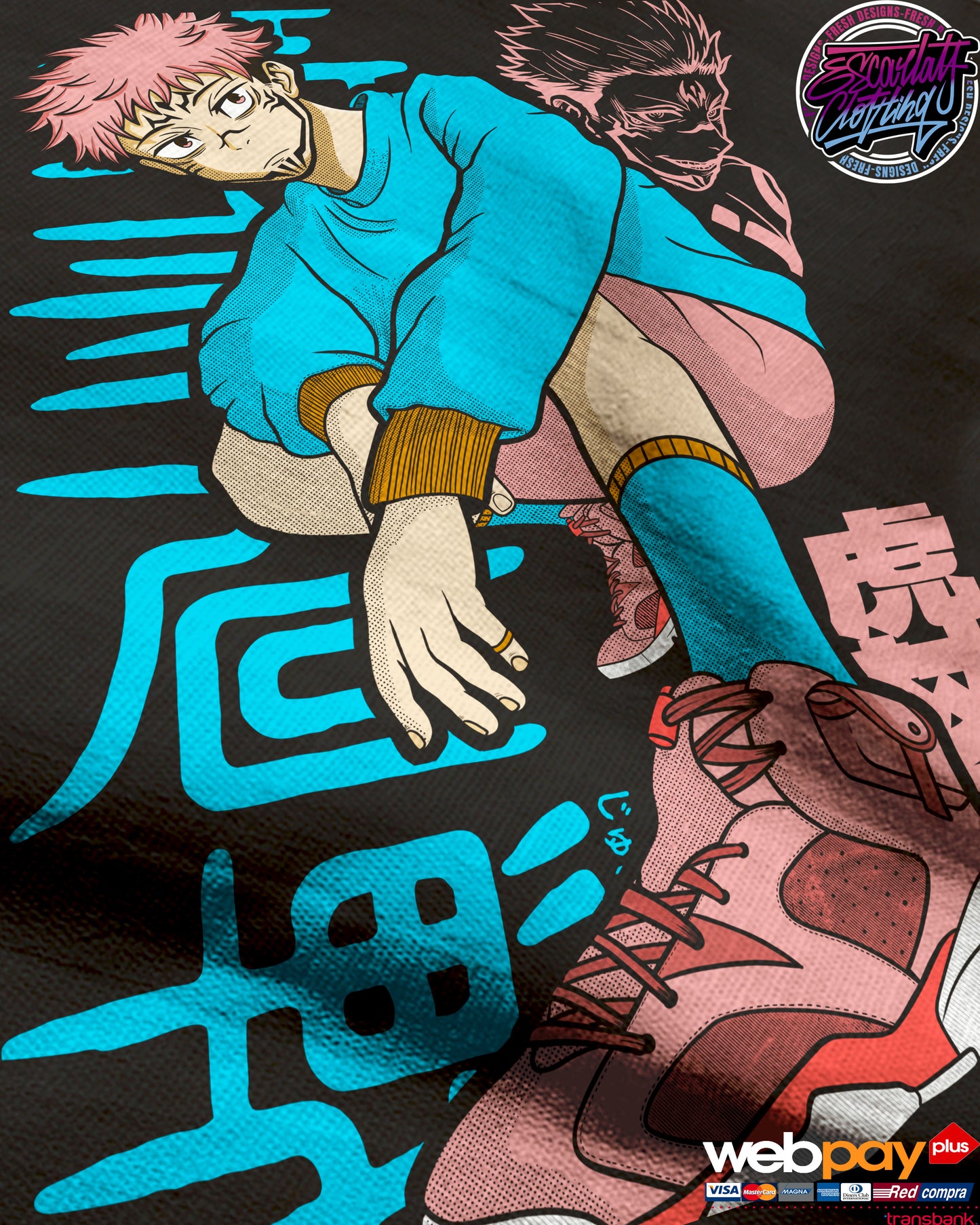 POLERA ITADORI URBANO - JUJUTSU KAISEN