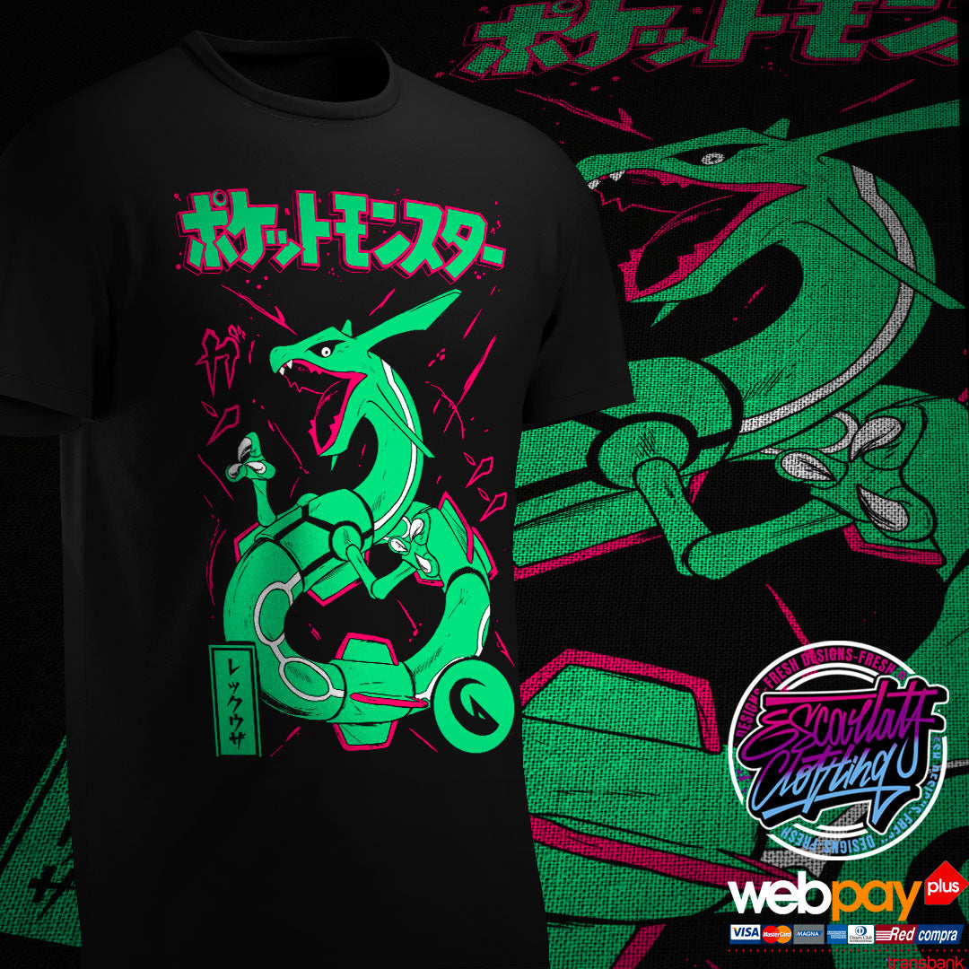POLERA RAYQUAZA 1 - POKEMON