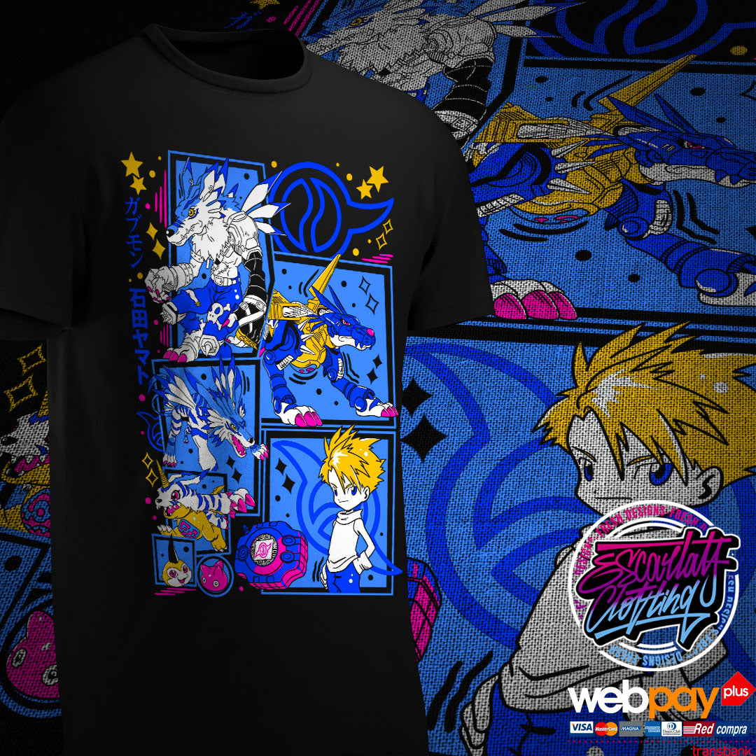 POLERA GABUMON & MATT - DIGIMON ADVENTURE