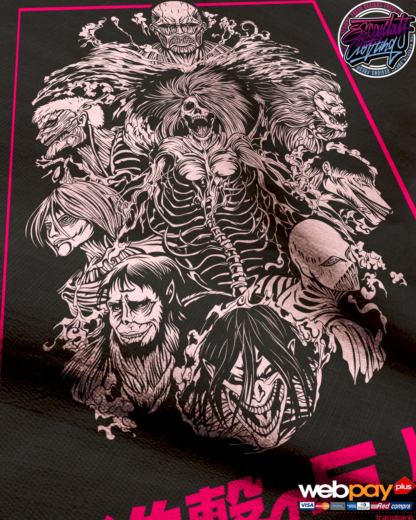POLERA TITANES - SHINGEKI NO KYOJIN