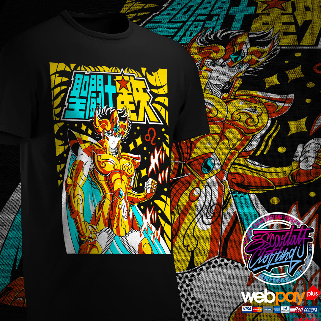 POLERA AIORIA DE LEO - CABALLEROS DEL ZODIACO