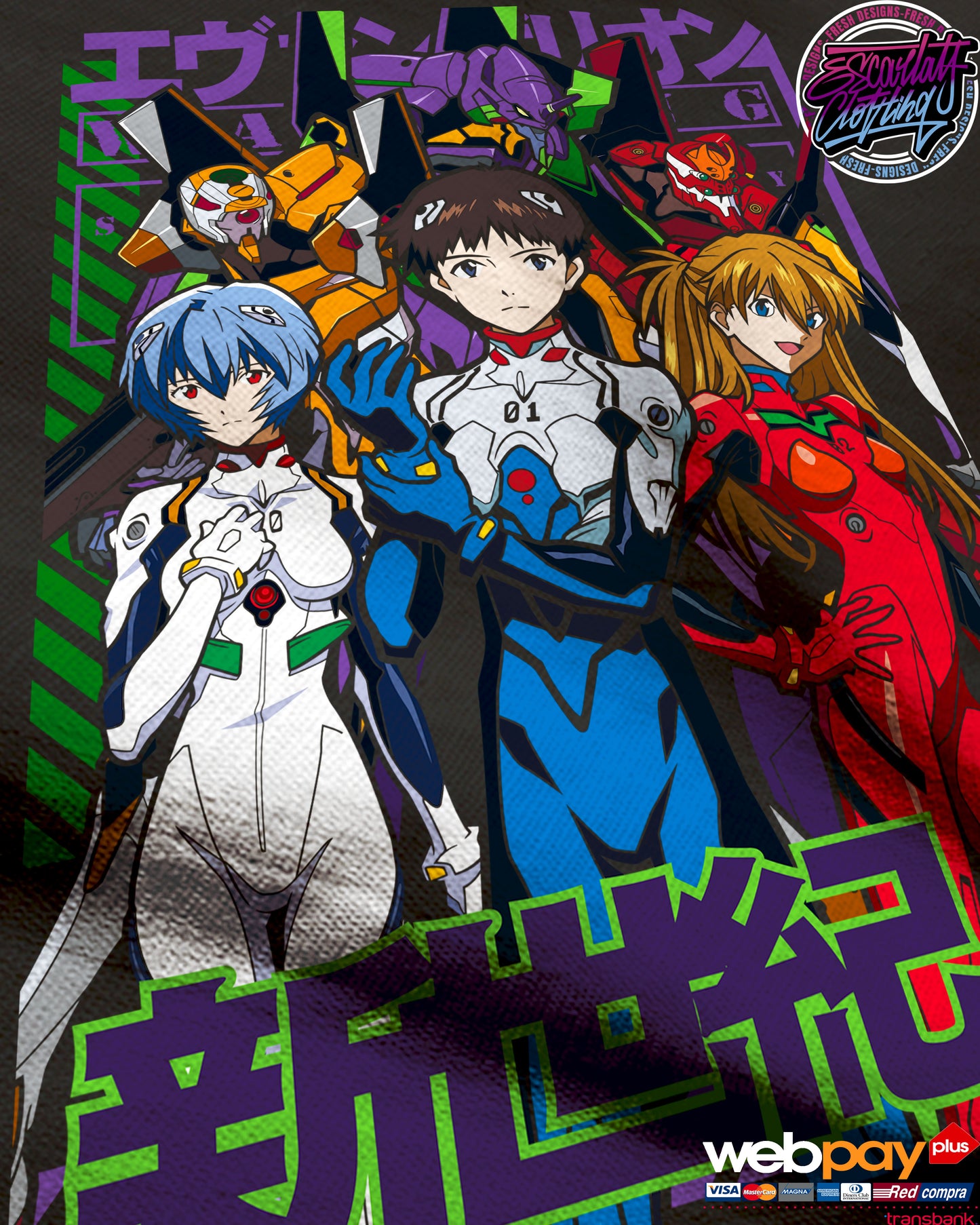 POLERA EVANGELION - EVANGELION