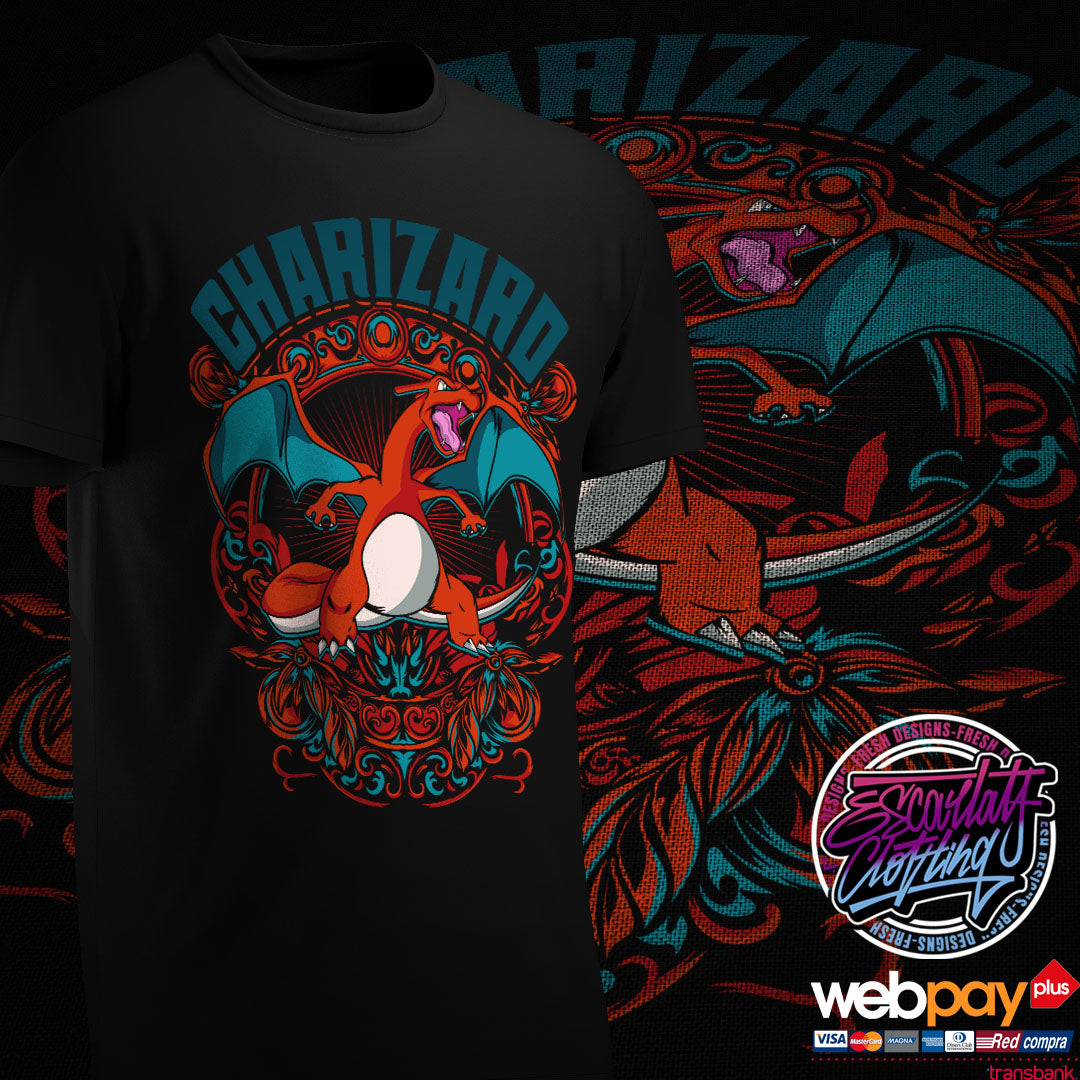 POLERA CHARIZARD - POKEMON