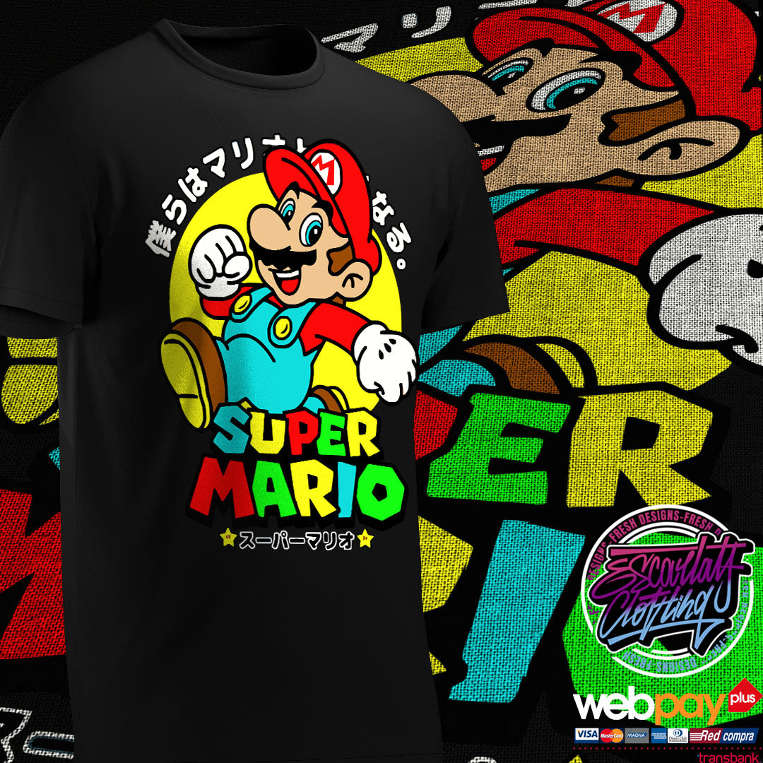 POLERA SUPER MARIO COLOR - GAMES
