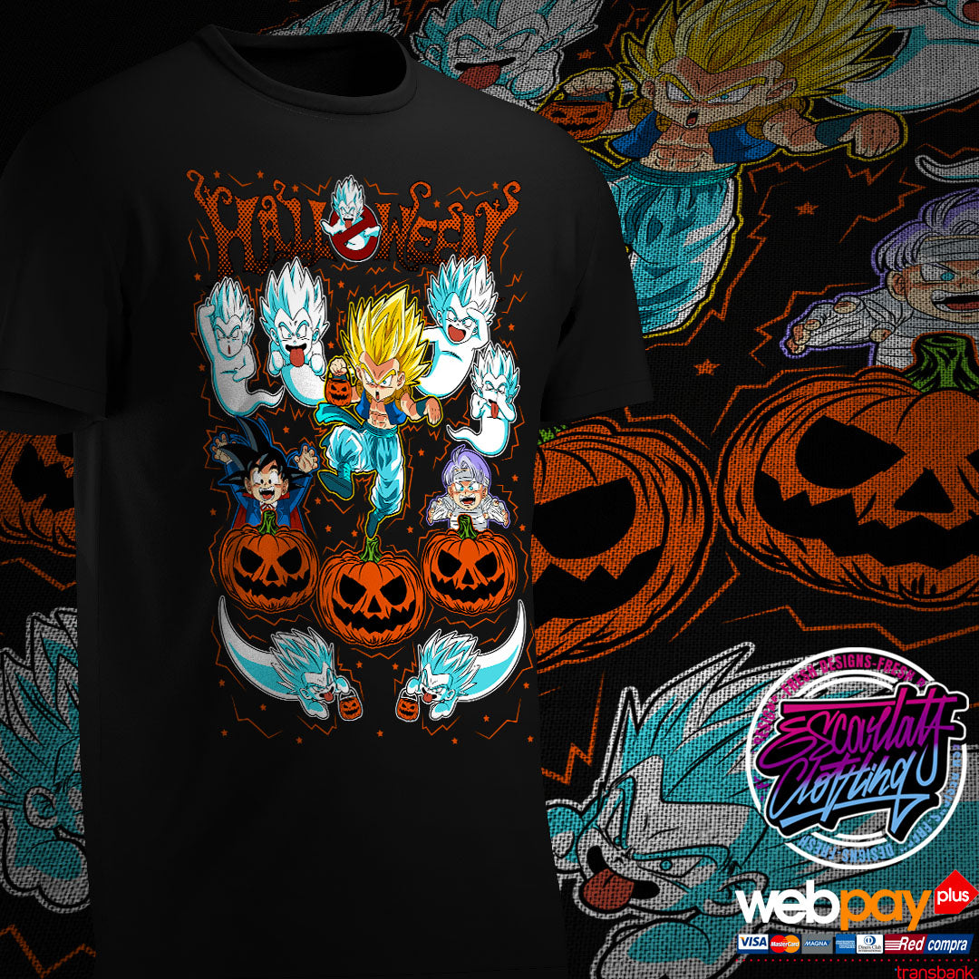 POLERA GOTENKS HALLOWEEN - DRAGONBALL Z