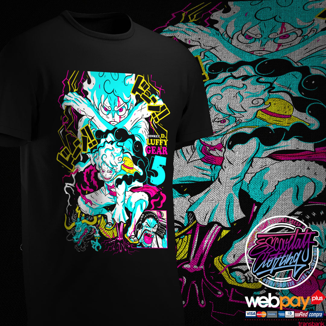 POLERA LUFFY GEAR5 VS KAIDO - ONE PIECE