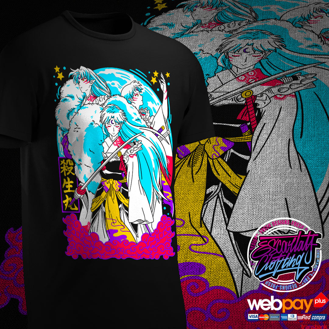 POLERA SESHOMARU - INUYASHA