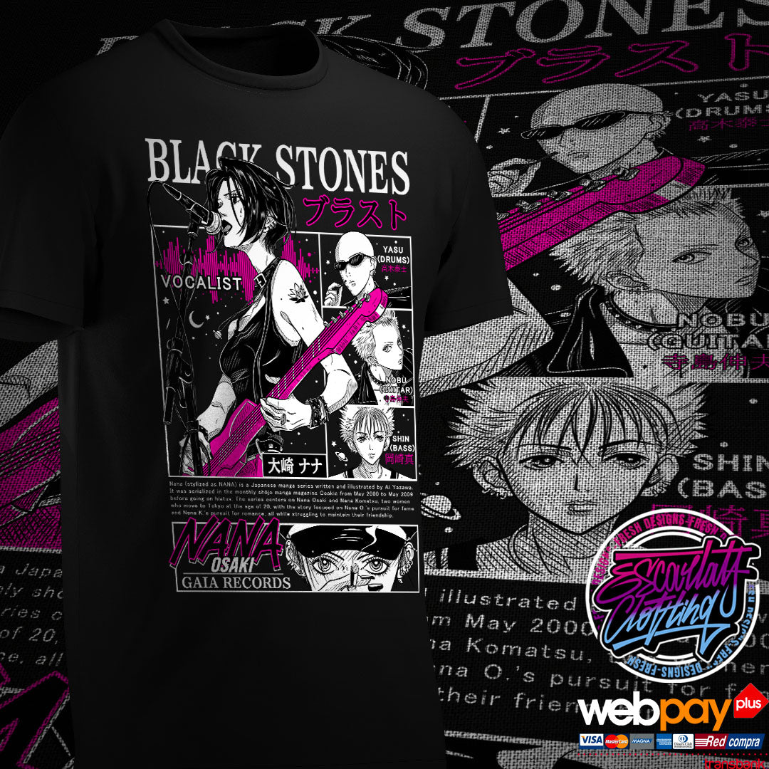POLERA BLACK STONES - NANA