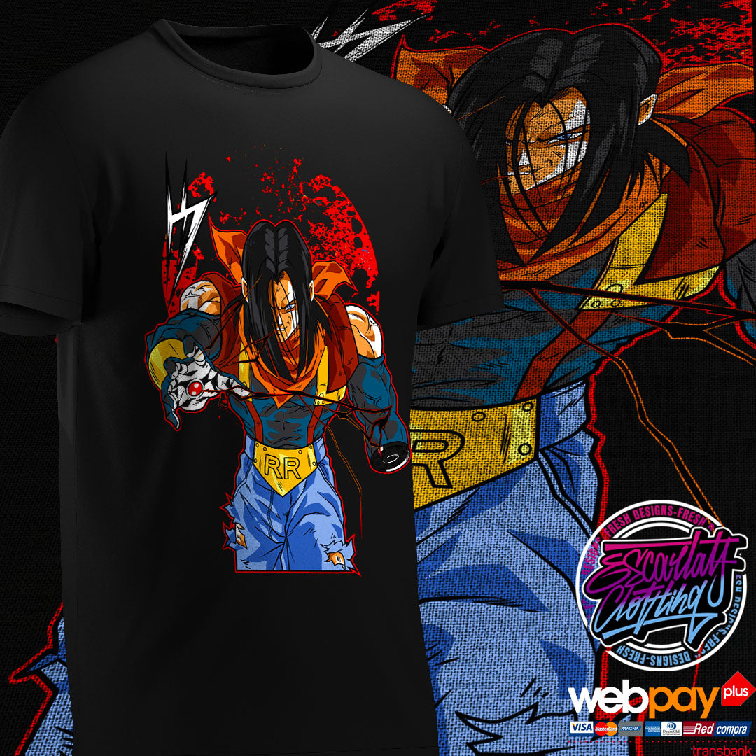 POLERA ANDROIDE SUPER 17 - DRAGONBALL GT