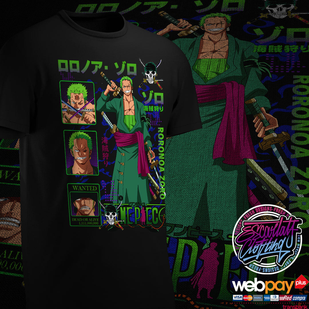 POLERA ZORO 2 - ONE PIECE