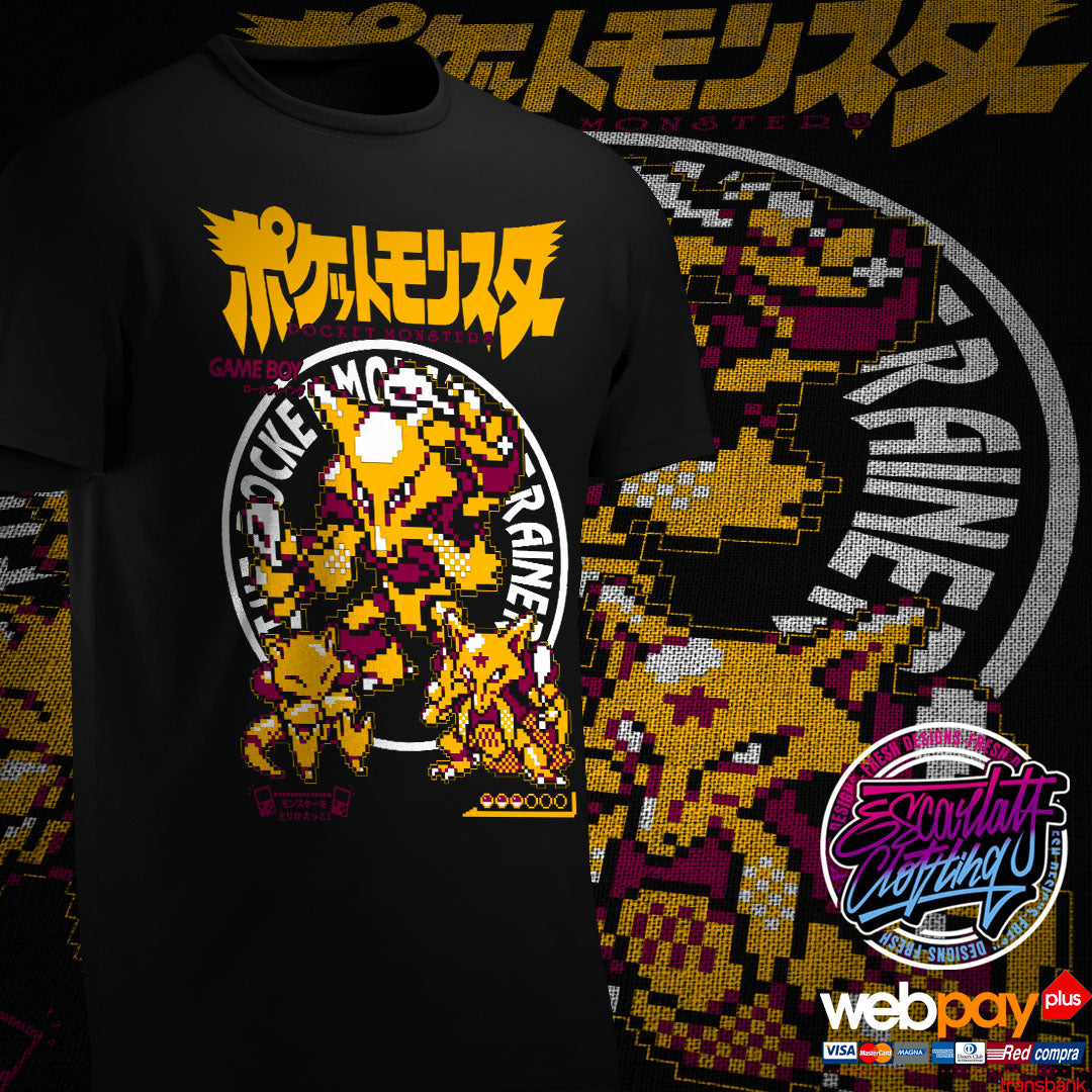 POLERA ALAKAZAM PIXEL - POKEMON