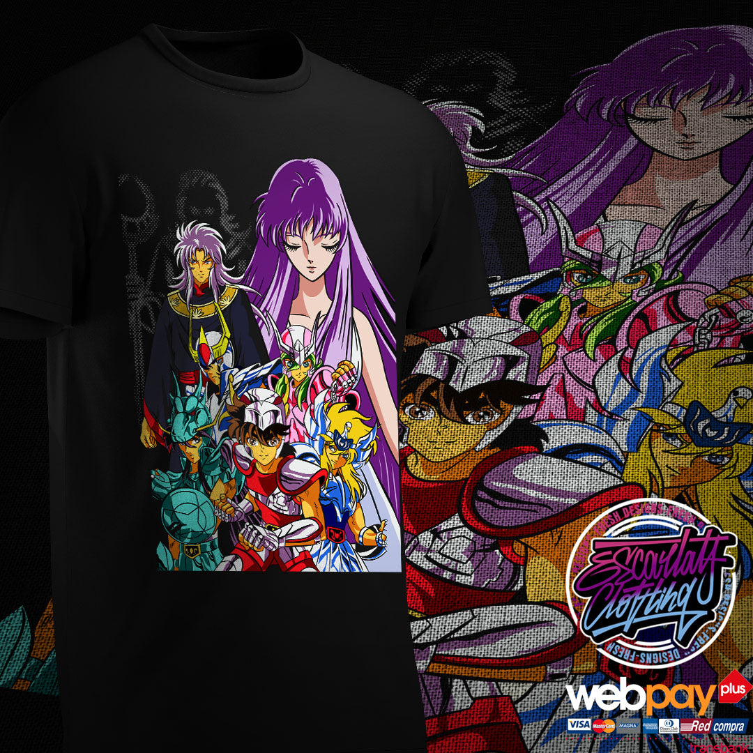 POLERA SAINT SEIYA 2- CABALLEROS DEL ZODIACO