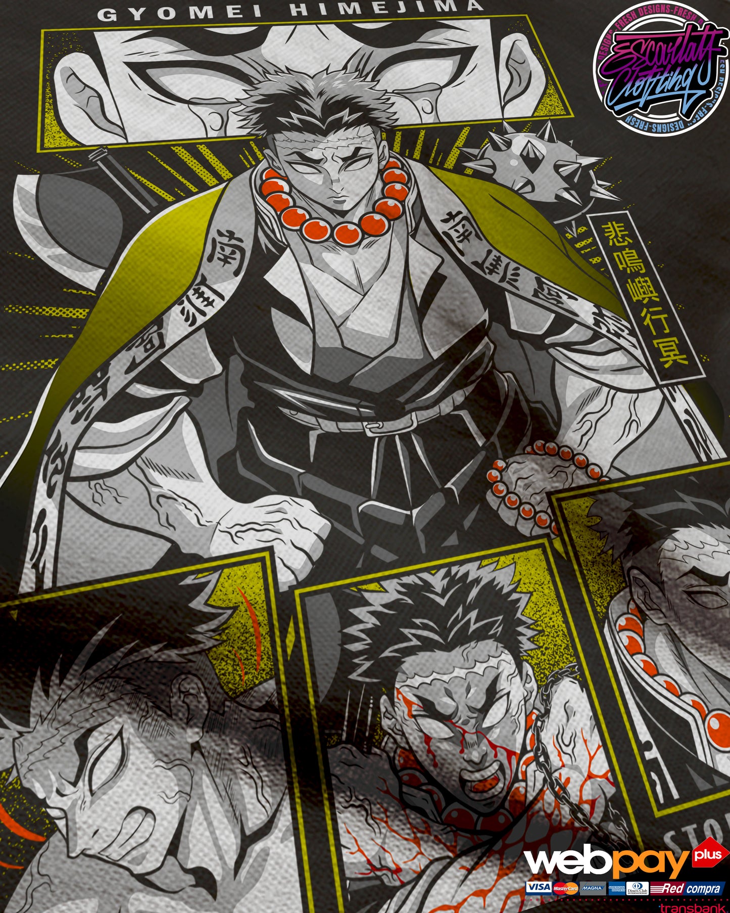 POLERA GYOMEI - KIMETSU NO YAIBA
