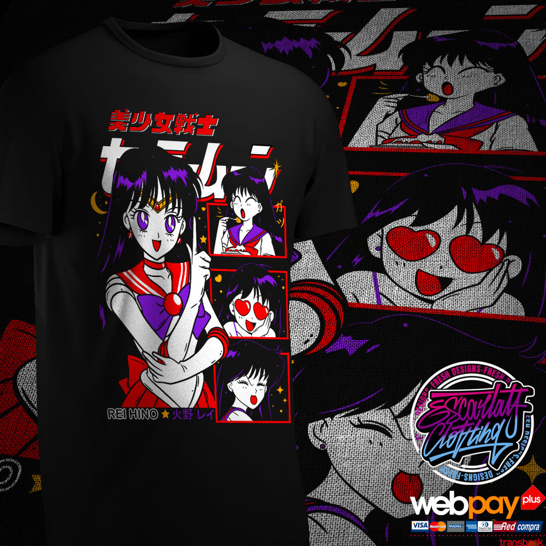 POLERA SAILOR MARS - SAILORMOON
