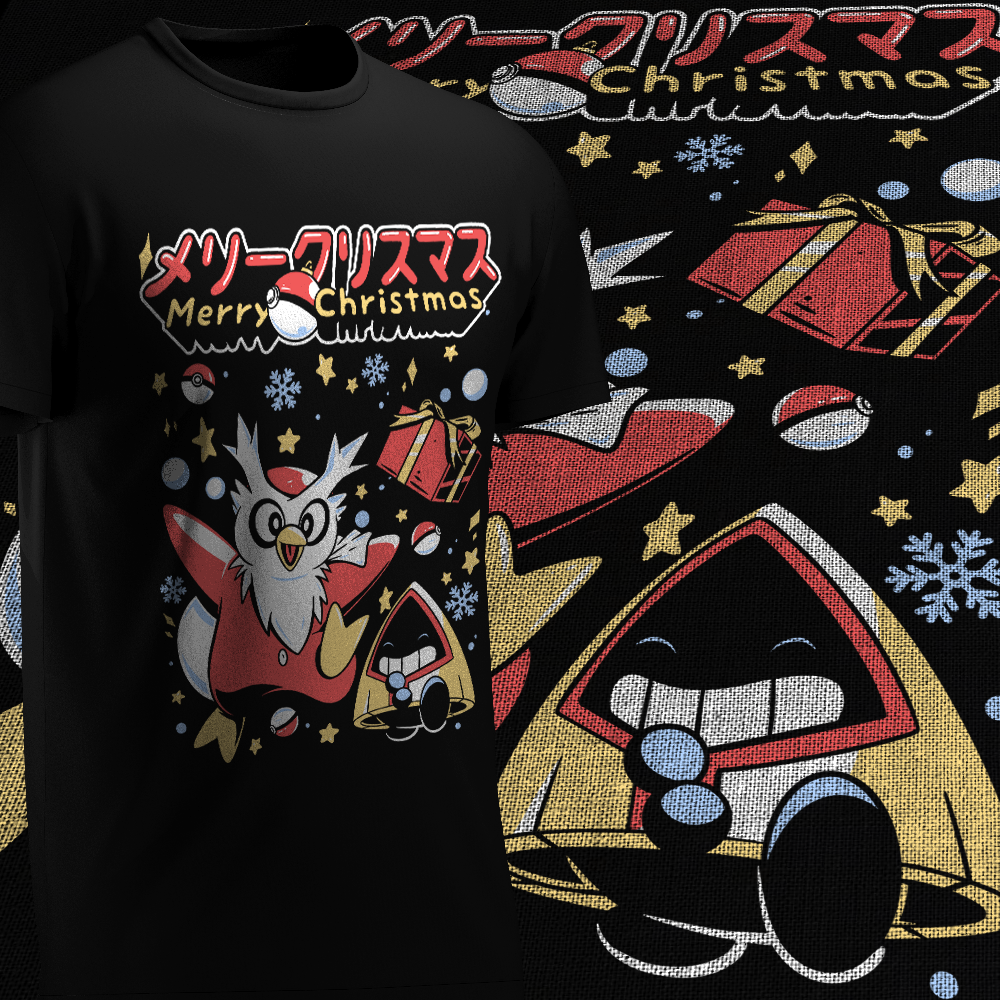 POLERA DELIBIRD NAVIDEÑO - POKEMON
